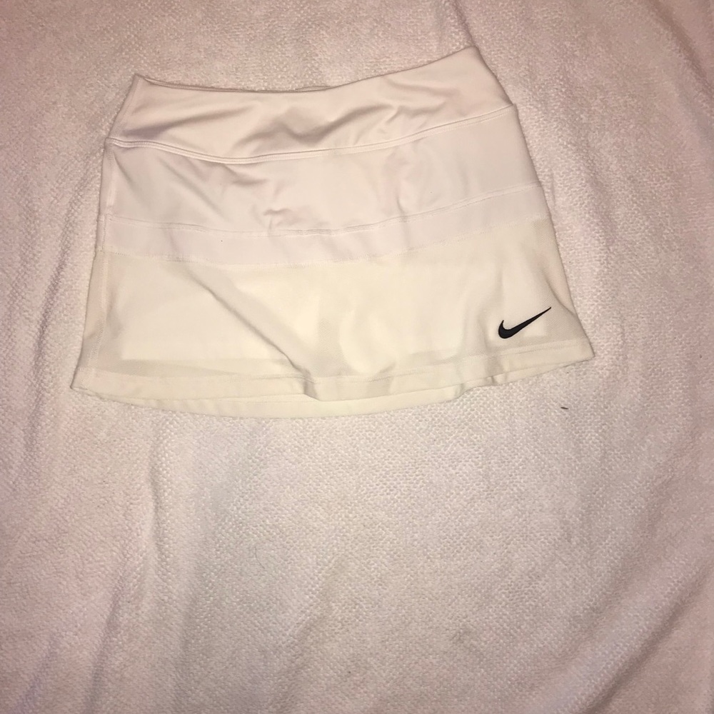 Nike White tennis skirt